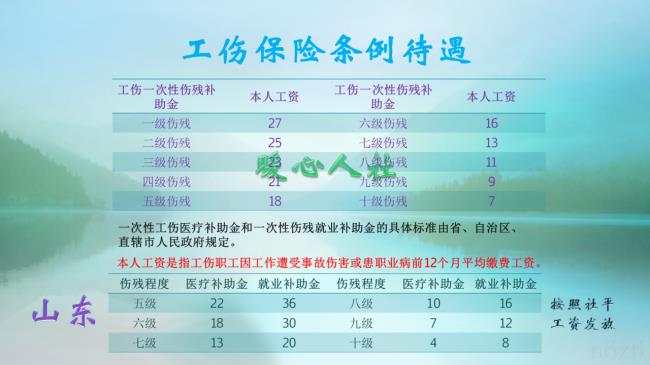 伤残10级赔偿标准及算法（十级伤残一共赔多少）