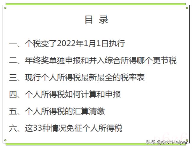 2022个人所得税怎么计算（个人所得税计算方法）