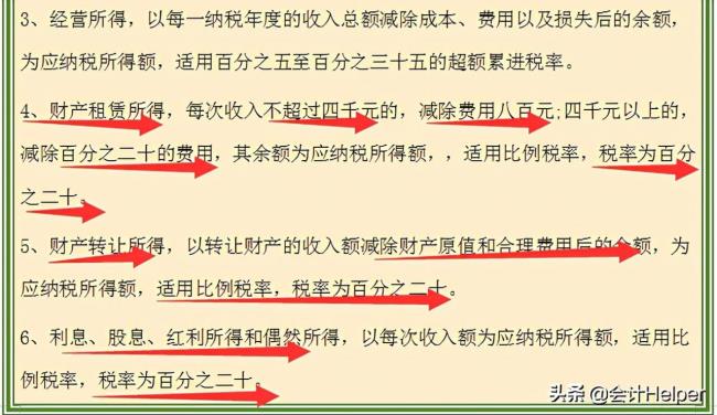 个税阶梯税率表是多少（最新个人所得税税率表）