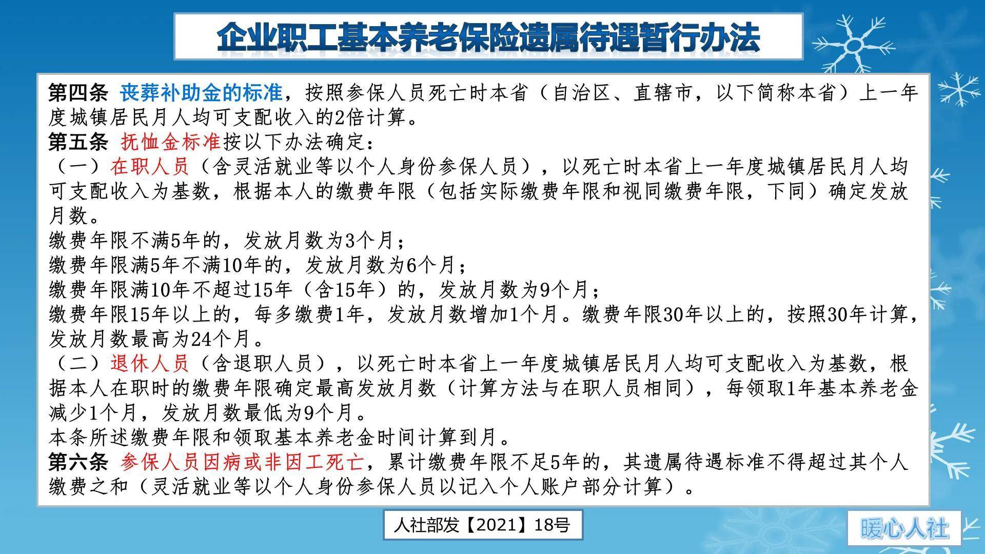 2022年退休职工丧葬费标准（企业退休死亡新规定）