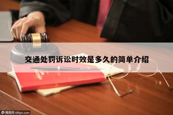 交通处罚诉讼时效是多久的简单介绍