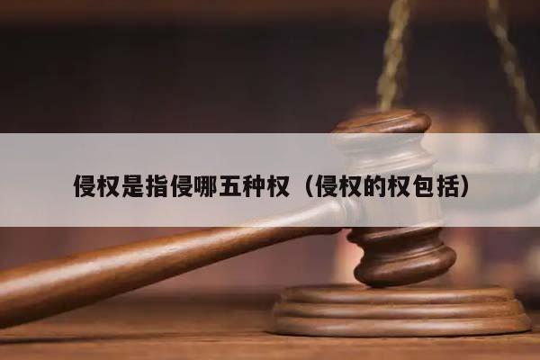侵权是指侵哪五种权（侵权的权包括）
