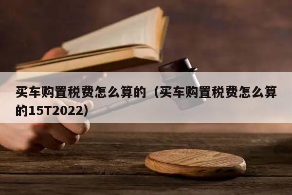 买车购置税费怎么算的（买车购置税费怎么算的15T2022）